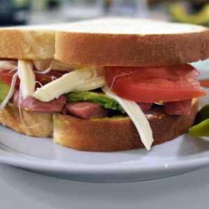 Tandoori paneer sandwich